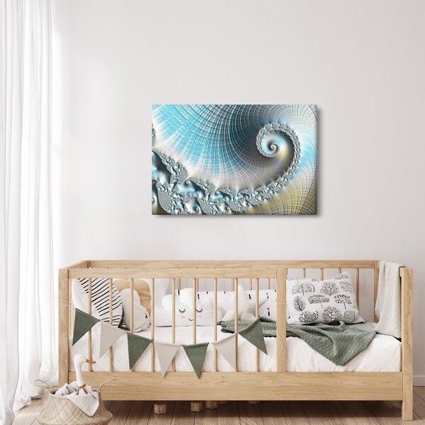 Egy texturált spirál képe (90x60 cm)