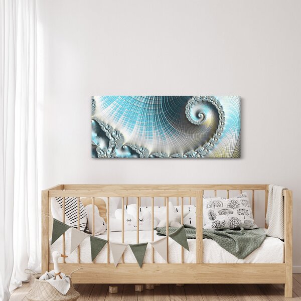 Egy texturált spirál képe (120x50 cm)