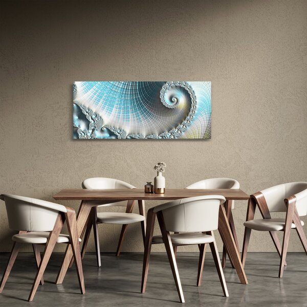Egy texturált spirál képe (120x50 cm)