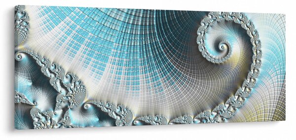 Egy texturált spirál képe (120x50 cm)