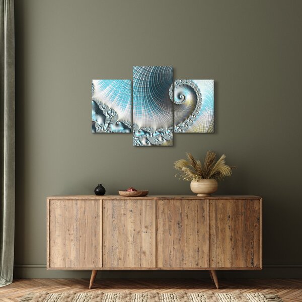 Egy texturált spirál képe (90x60 cm)