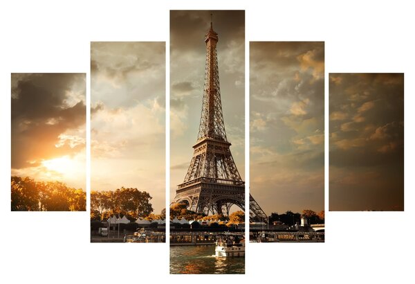 Kép - Eiffel-torony, Párizs, Franciaország (150x105 cm)