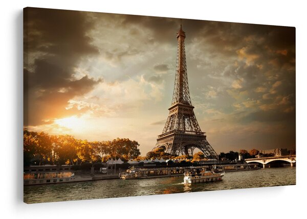 Kép - Eiffel-torony, Párizs, Franciaország (90x60 cm)