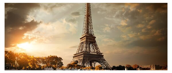 Kép - Eiffel-torony, Párizs, Franciaország (120x50 cm)