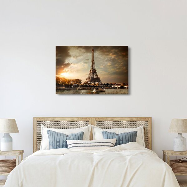 Kép - Eiffel-torony, Párizs, Franciaország (90x60 cm)