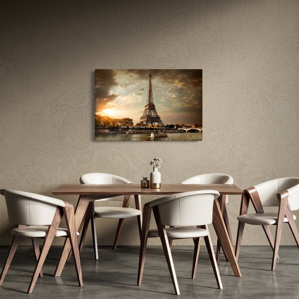 Kép - Eiffel-torony, Párizs, Franciaország (90x60 cm)