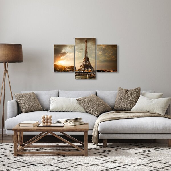 Kép - Eiffel-torony, Párizs, Franciaország (90x60 cm)