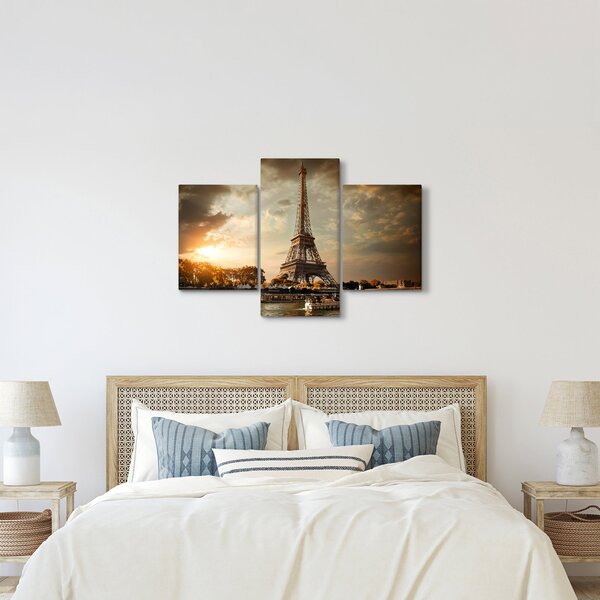 Kép - Eiffel-torony, Párizs, Franciaország (90x60 cm)