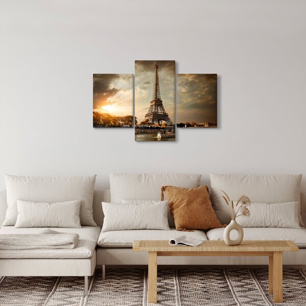 Kép - Eiffel-torony, Párizs, Franciaország (90x60 cm)
