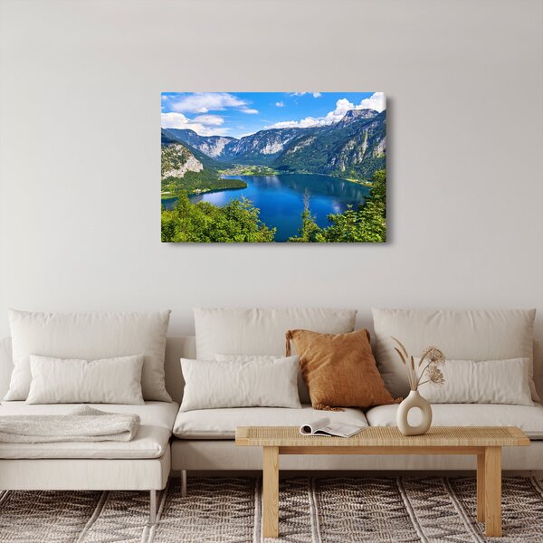 Kép - Hallstatt tó, Hallstatt, Austria (90x60 cm)