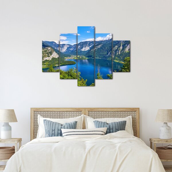Kép - Hallstatt tó, Hallstatt, Austria (150x105 cm)