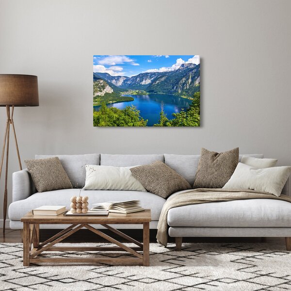 Kép - Hallstatt tó, Hallstatt, Austria (90x60 cm)