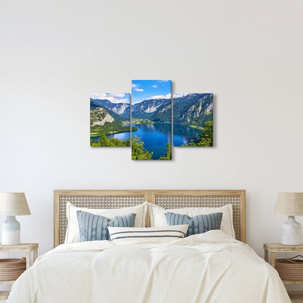 Kép - Hallstatt tó, Hallstatt, Austria (90x60 cm)