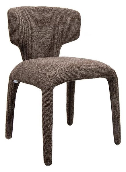 King Home Apulia Designer Szék Poliészter Barna Organikus Forma