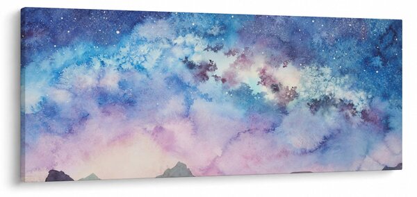 Kép - Milky Way, akvarell (120x50 cm)