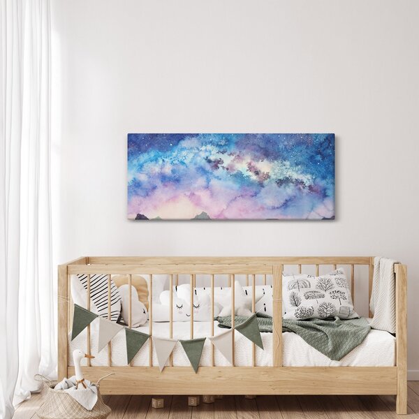 Kép - Milky Way, akvarell (120x50 cm)
