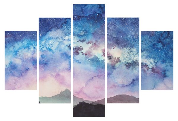 Kép - Milky Way, akvarell (150x105 cm)