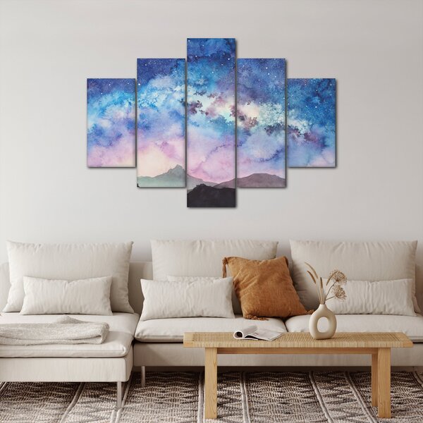 Kép - Milky Way, akvarell (150x105 cm)