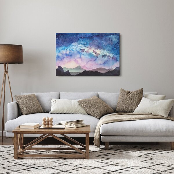 Kép - Milky Way, akvarell (90x60 cm)