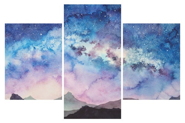Kép - Milky Way, akvarell (90x60 cm)