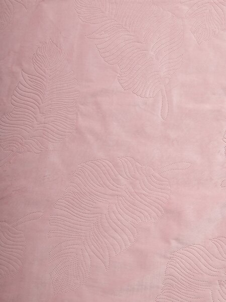 Sinsay - Ágytakaró dombornyomott növényi mintával - pasztellpink