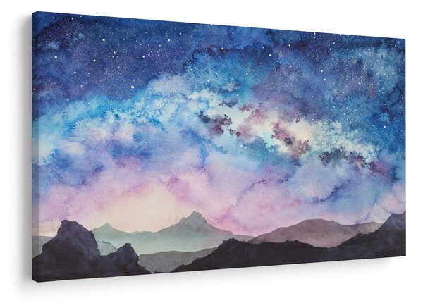 Kép - Milky Way, akvarell (90x60 cm)