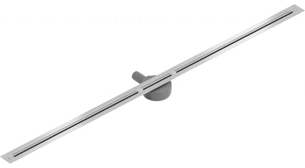 Mexen Flat Super Slim, szuper vékony vízelvezető csatorna 360°-ban forgó szifonnal 150 cm, rozsdamentes acél, 1051150