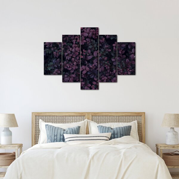 Sötétvörös levelek képe (150x105 cm)