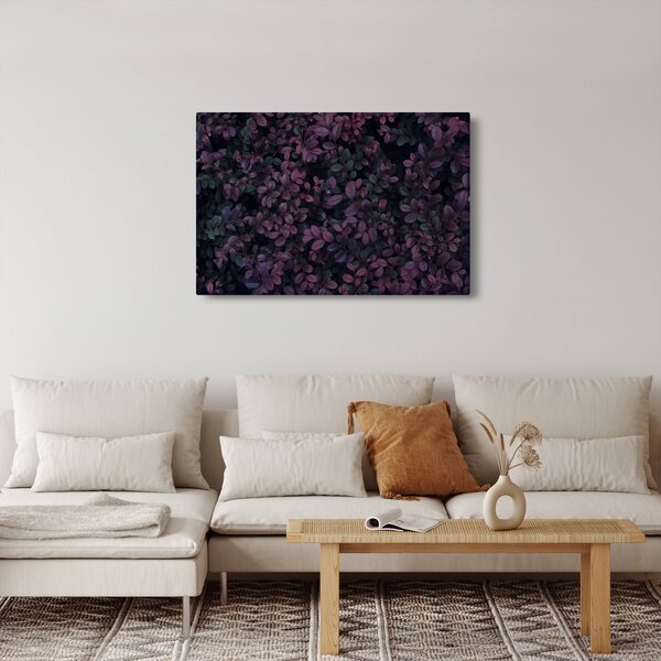 Sötétvörös levelek képe (90x60 cm)