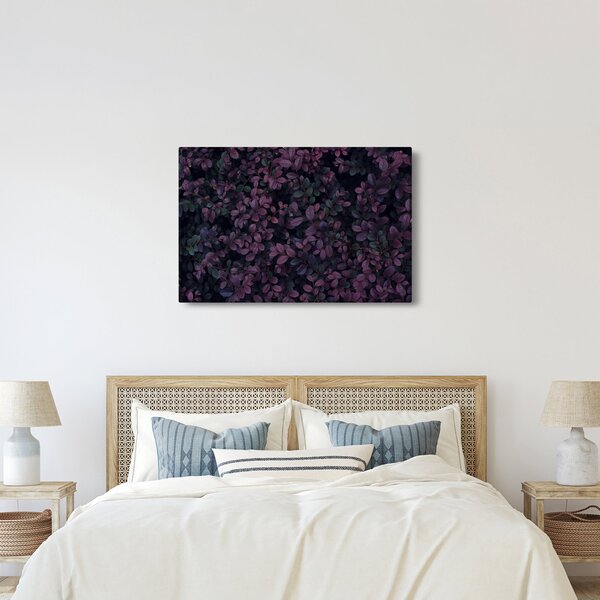 Sötétvörös levelek képe (90x60 cm)