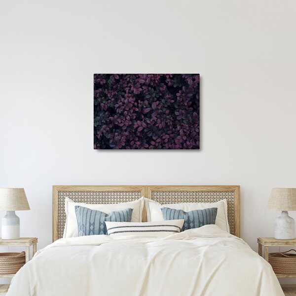 Sötétvörös levelek képe (70x50 cm)