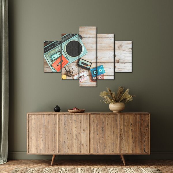 Kép - retro rádió (150x105 cm)
