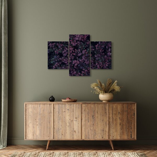 Sötétvörös levelek képe (90x60 cm)
