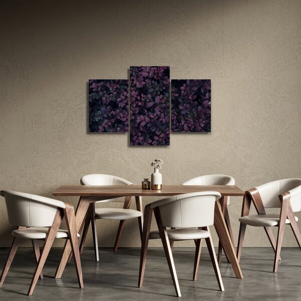 Sötétvörös levelek képe (90x60 cm)