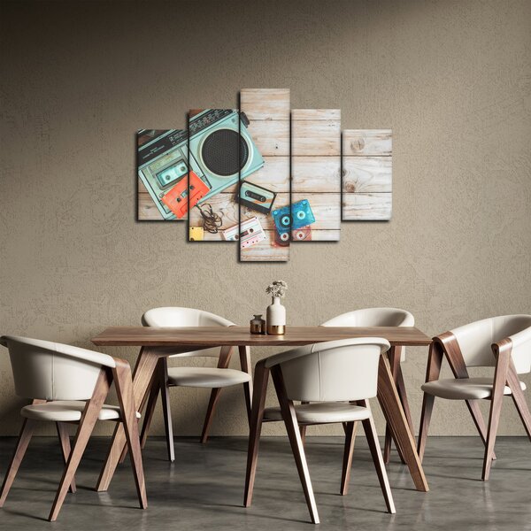 Kép - retro rádió (150x105 cm)