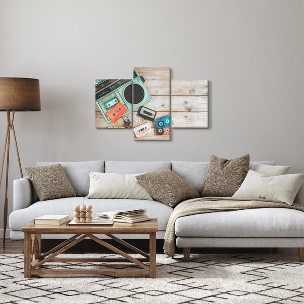 Kép - retro rádió (90x60 cm)