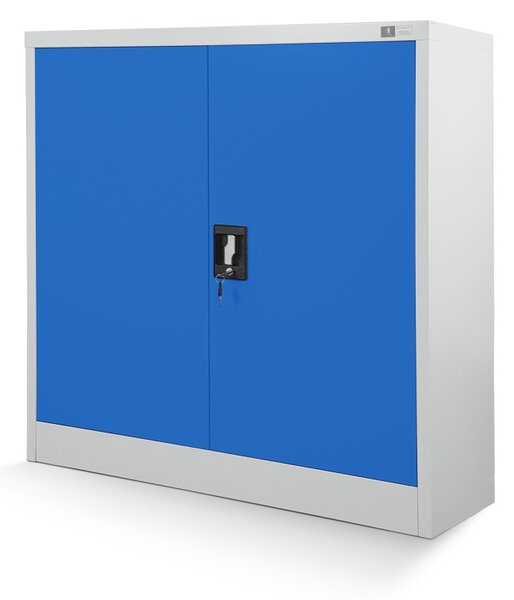 JAN NOWAK BEATA fém iratszekrény 900x930x400, modell szürke-kék