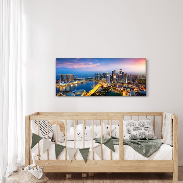 Kép - Szingapúr, Ázsia (120x50 cm)