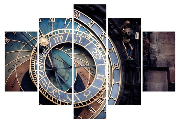 Kép - Orloj, Prága (150x105 cm)