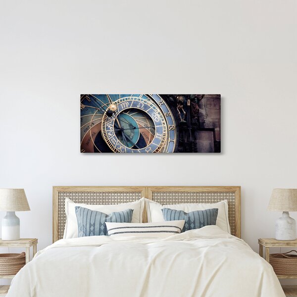 Kép - Orloj, Prága (120x50 cm)