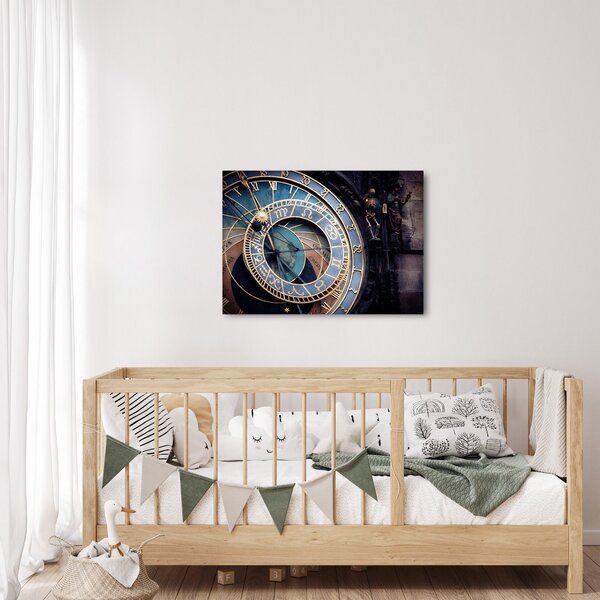 Kép - Orloj, Prága (70x50 cm)