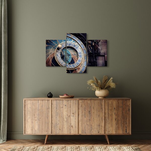 Kép - Orloj, Prága (90x60 cm)