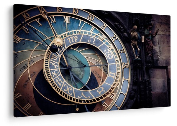 Kép - Orloj, Prága (90x60 cm)