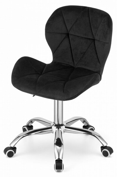 Dolgozószobai szett – összecsukható íróasztal ZARIMO 80×40 cm sonoma tölgy + irodai szék AVOLA VELVET fekete