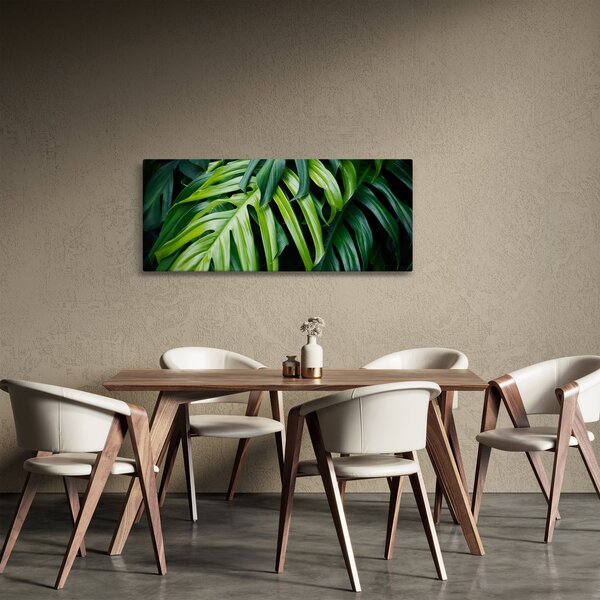 Kép - trópusi levelek (120x50 cm)