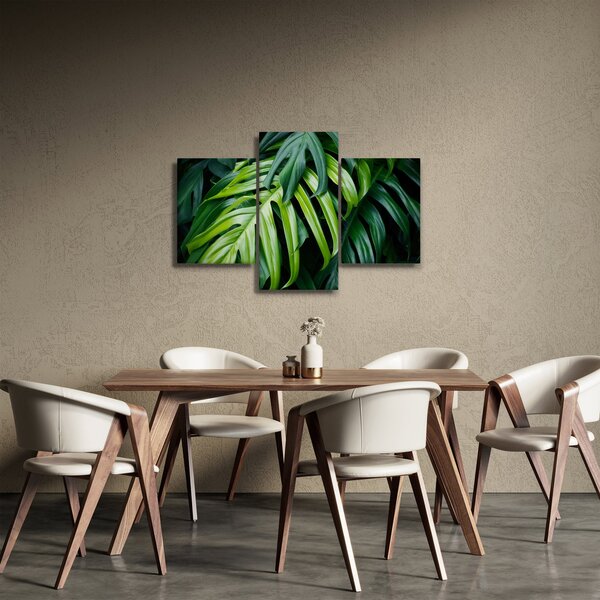 Kép - trópusi levelek (90x60 cm)