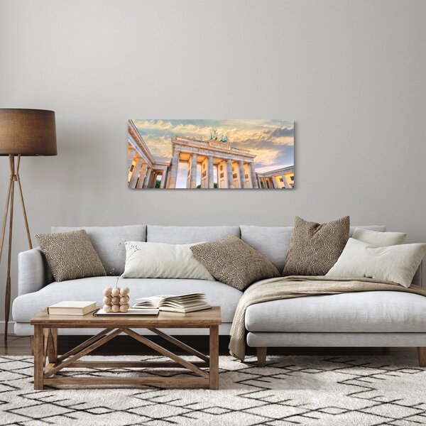 Kép - Brandenburgi kapu, Berlin, Németország (120x50 cm)