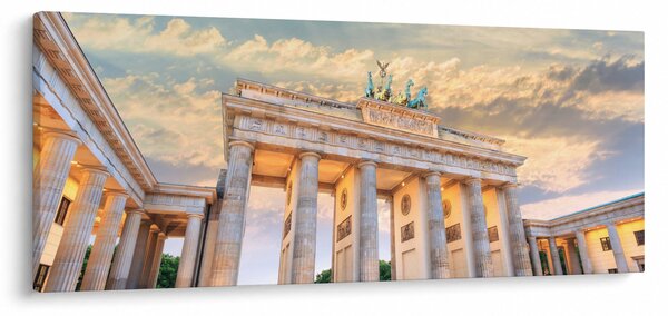 Kép - Brandenburgi kapu, Berlin, Németország (120x50 cm)