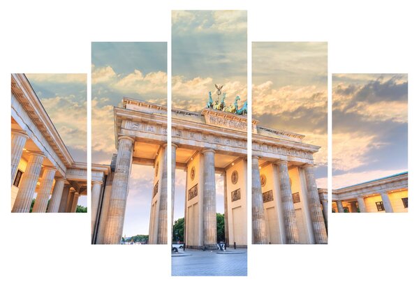 Kép - Brandenburgi kapu, Berlin, Németország (150x105 cm)