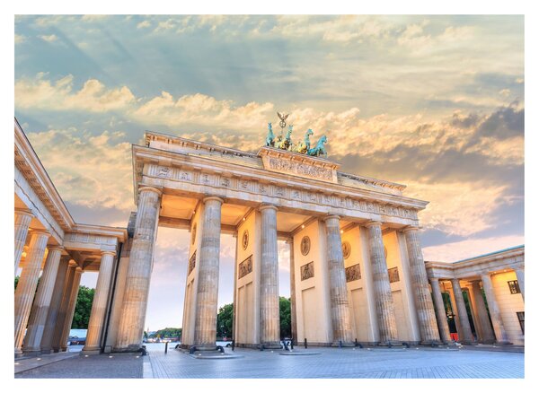 Kép - Brandenburgi kapu, Berlin, Németország (70x50 cm)